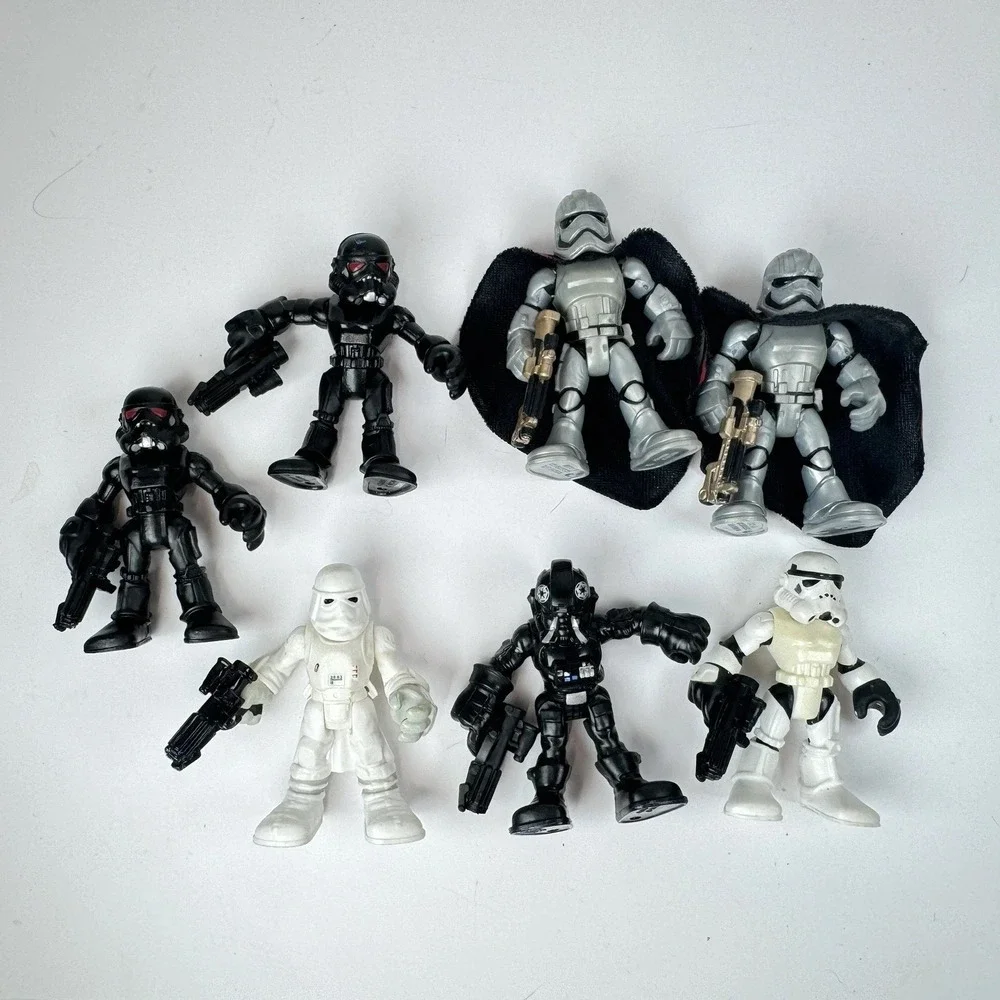 Lot 7 Fisher-Price Imaginext Star Wars Troopers Blasters Capes Hasbro Figures